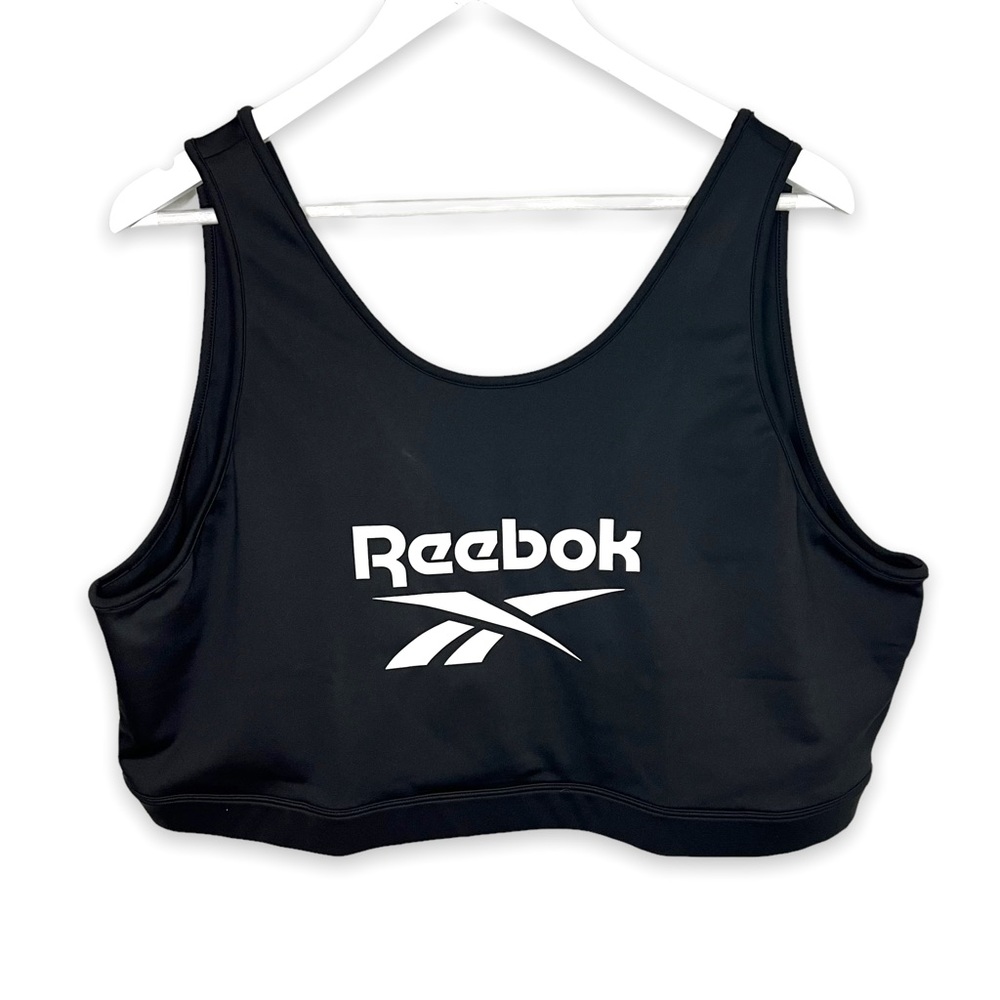 NEW Reebok Black Plus Size Sports Bra Size 4X Workout Running